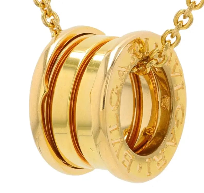 18K YG BVLGARI •B.Zero1 Necklace with Pendant •Luxury Italian Jewelry •for her AOJ - Alain Orbiz Jewelry