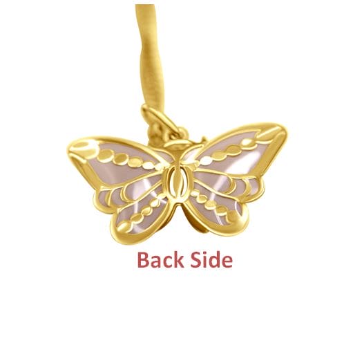 Butterfly Pendant •Gold Butterfly Necklaces •Dainty pink Butterfly Charm •Butterfly Layering Necklace •Special Gift for her-Alain Orbiz Jewelry