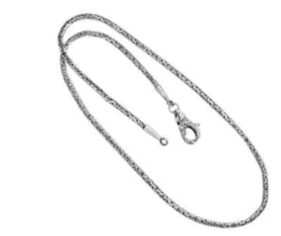 Bali 925 Silver Necklace •Boho Silver Necklace•Byzantine Silver Chain •Layered Necklace •Gift for him