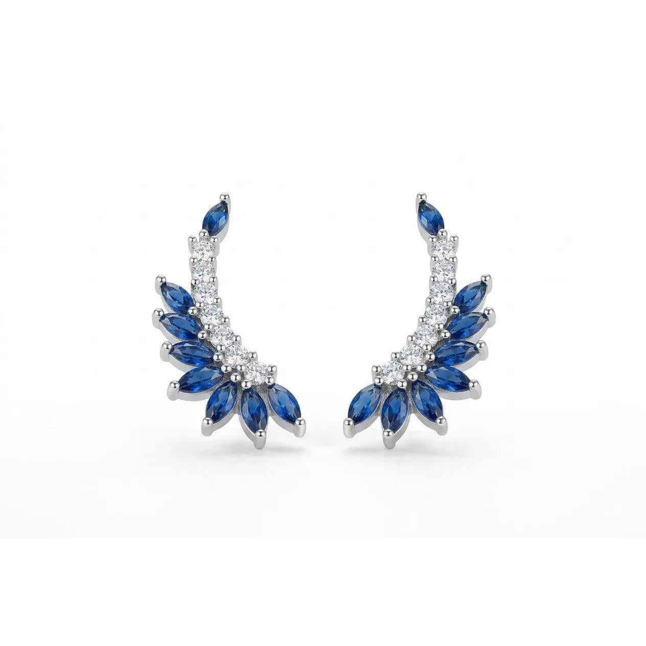 Cubic Zirconia Stud Earrings • Gold Filled Earrings • Rhodium Finish Studs • Minimalist Crystal Earrings • Everyday Jewelry • Gift for Her