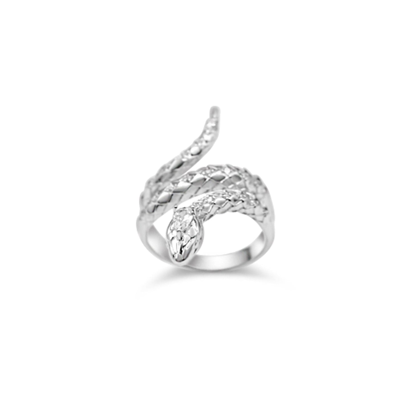 Snake 925 Silver Ring •Cubic Zirconia Ring •Silver Animal Ring •Adjustable Ring •Gift just because for her