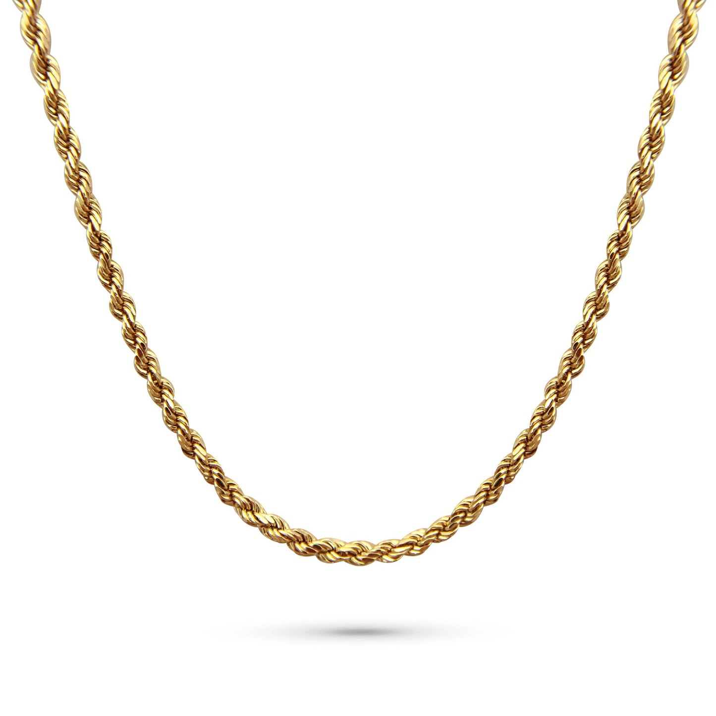 14K Gold Rope Necklace •For him or her •With Lobster clasp •26 inches