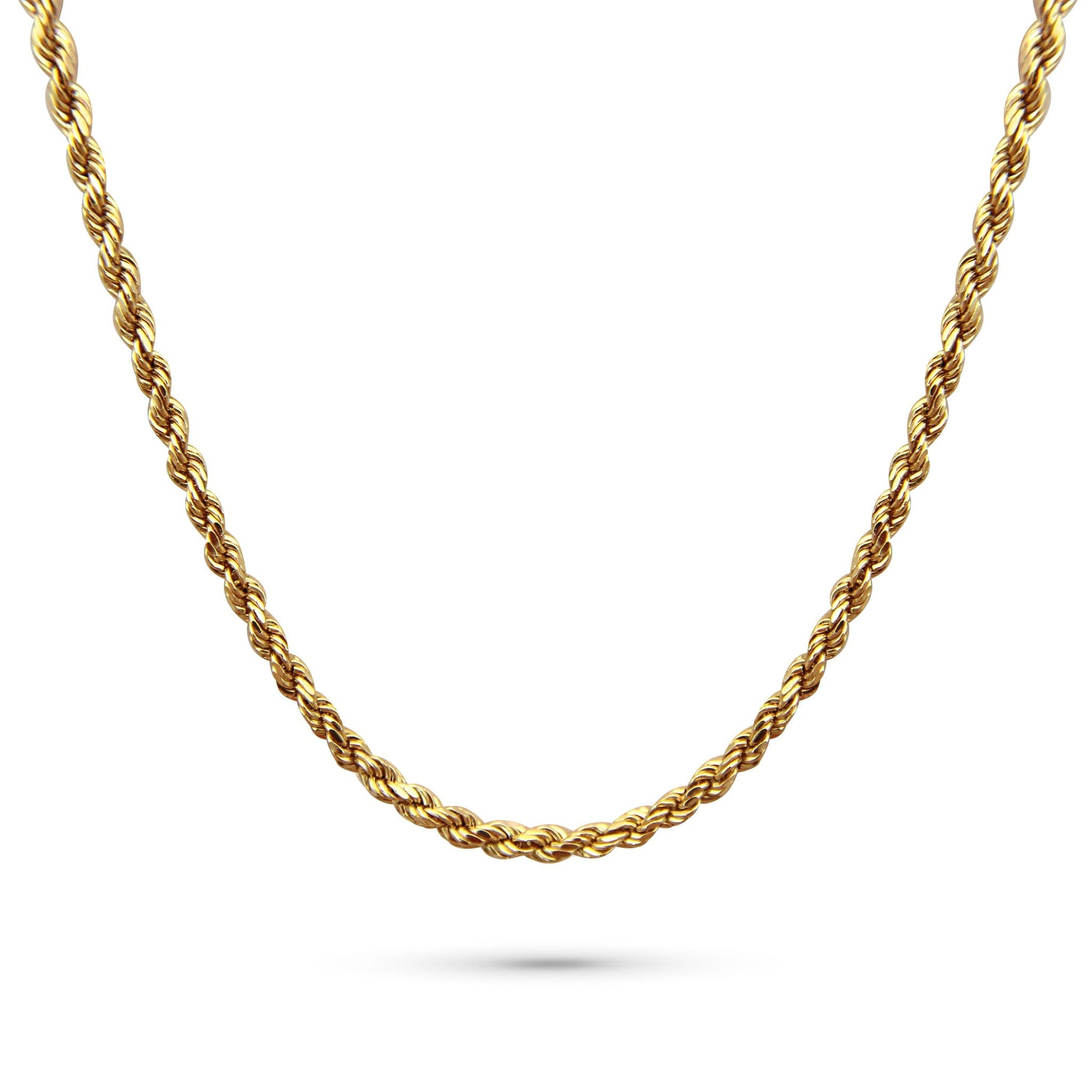 14K Gold Rope Necklace •For him or her •With Lobster clasp •26 inches
