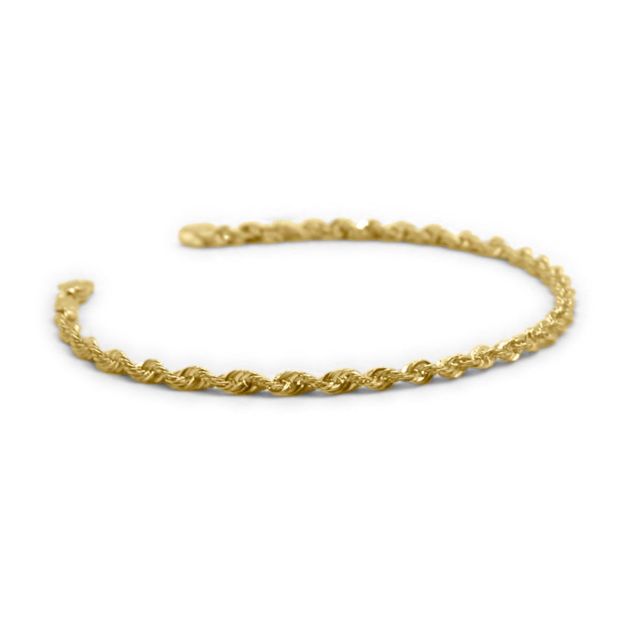 Gold Rope Chain Bracelet •stackable Bracelet •8.5 inch Gold Bracelet •Elegant Gold Bracelet •Minimalist Bracelet •Gift for him-Alain Orbiz Jewelry