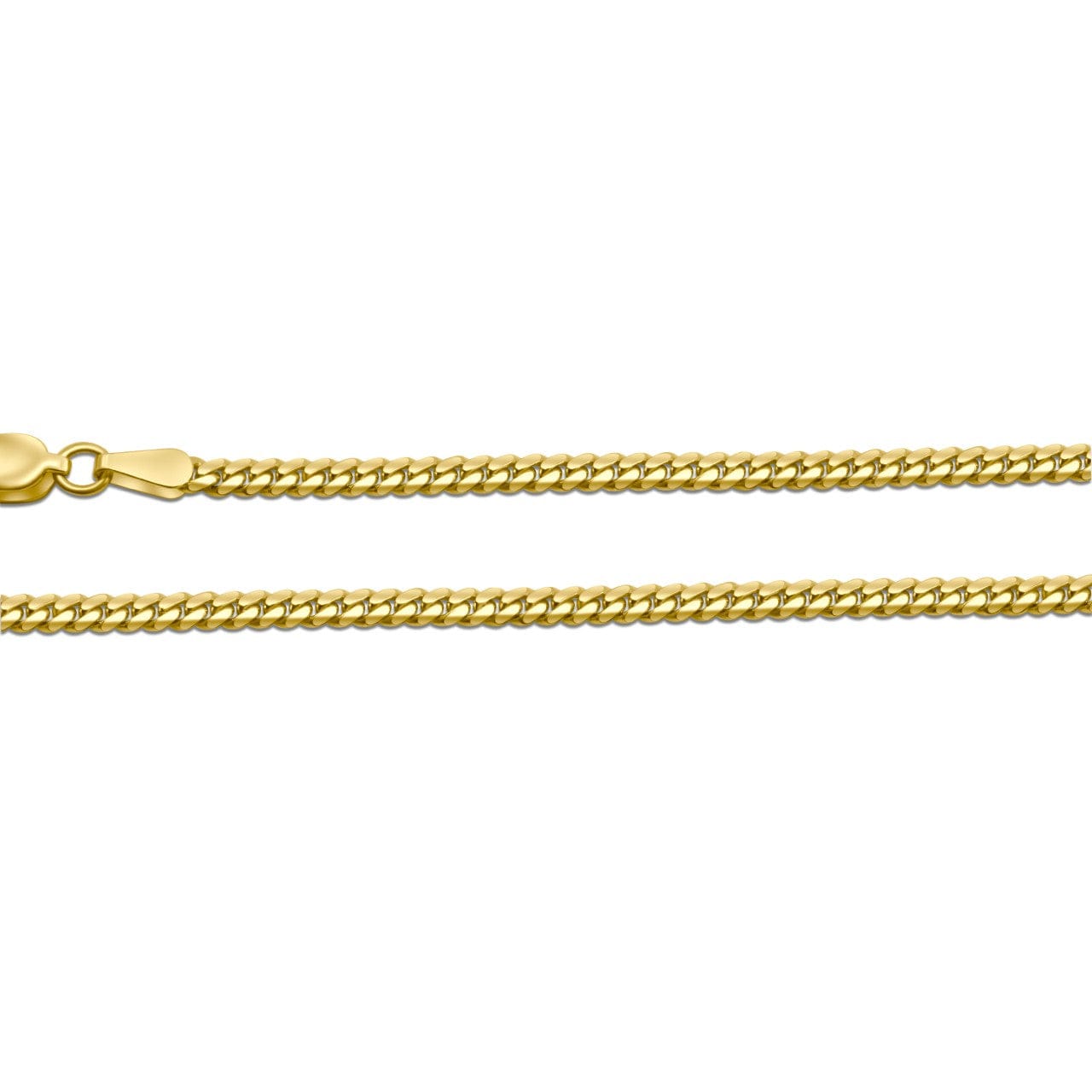 Cuban Link Necklace 14K Gold-Alain Orbiz Jewelry