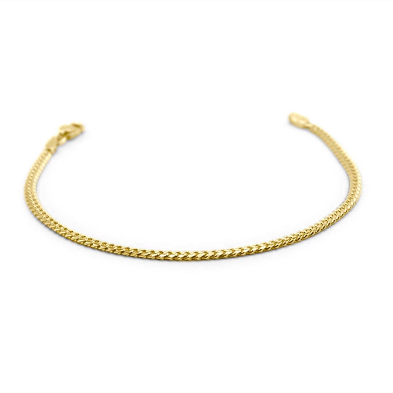 14K Gold Cuban Link Bracelet •Thin Gold Bracelet •Gold Tennis Bracelet •Gift for Men or Woman-Alain Orbiz Jewelry